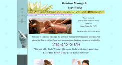 Desktop Screenshot of oakstonemassage.com